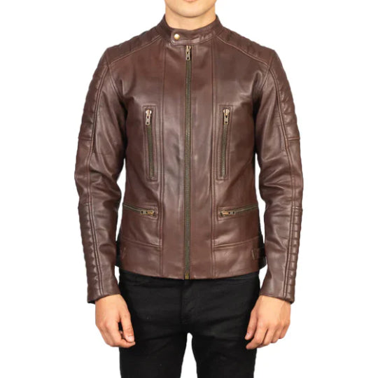 Men's Silhouette Original Leather Biker Jacket