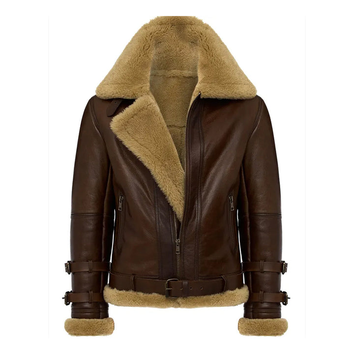 Men's RAF Douglas Aviator Shearling Bomber Jacket