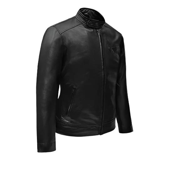 Men's Black Frostfire Leather Jacket