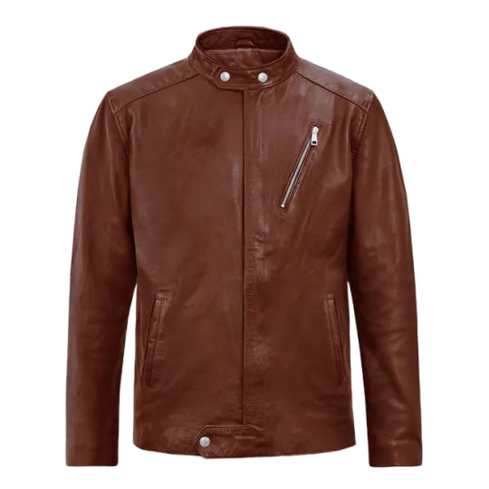 Men's Brown Eclipse Leather Jacket